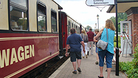 Die Bderbahn ist gut besucht