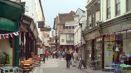 Innenstadt von Canterbury.
