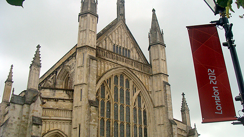 Kathedrale in Winchester.
