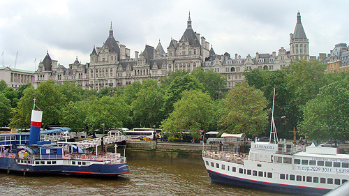 Old War Office Building an der Themse.